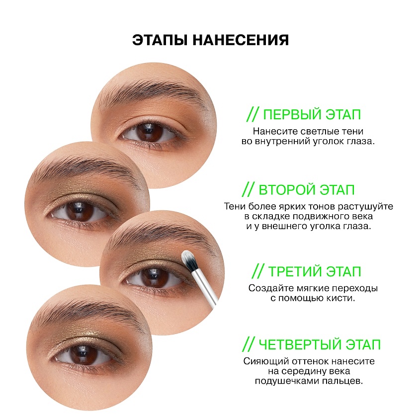 INFLUENCE BEAUTY Палетка теней для век Neuromorph – фото 7