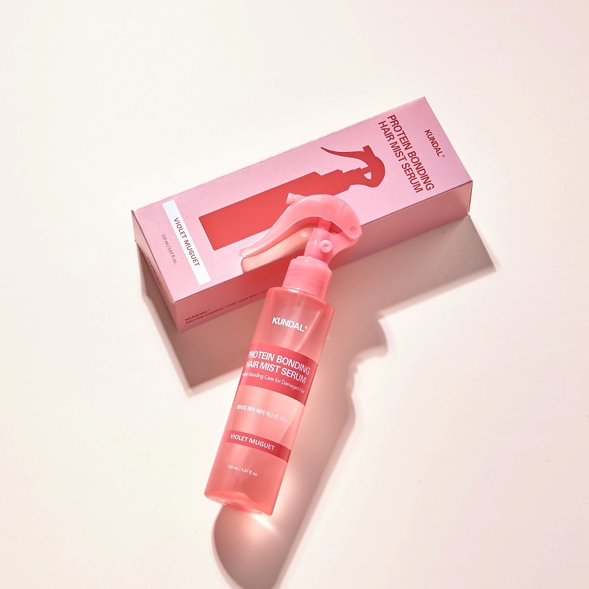 KUNDAL Сыворотка-спрей для поврежденных волос Ландыш Protein Bonding Hair Mist Serum Violet Muguet – фото 2
