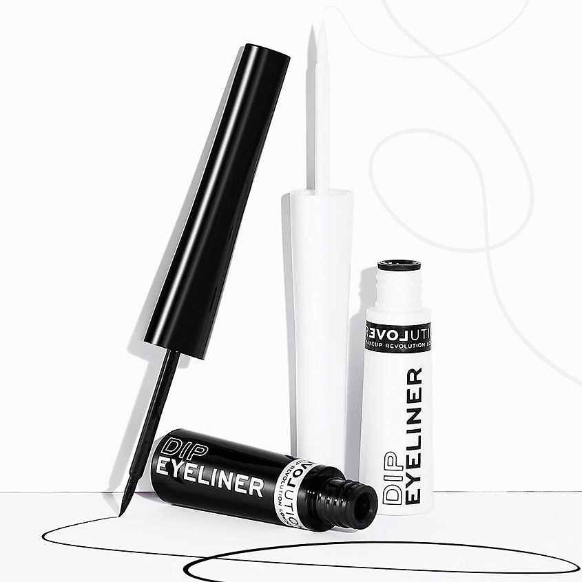 

RELOVE REVOLUTION Жидкая подводка для глаз Dip Eyeliner стойкая, Жидкая подводка для глаз Dip Eyeliner стойкая