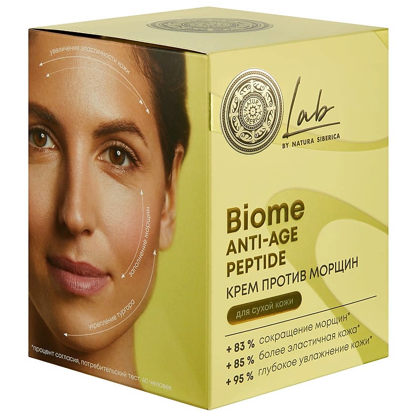 NATURA SIBERICA Крем для лица против морщин Пептид LAB Biome – фото 3