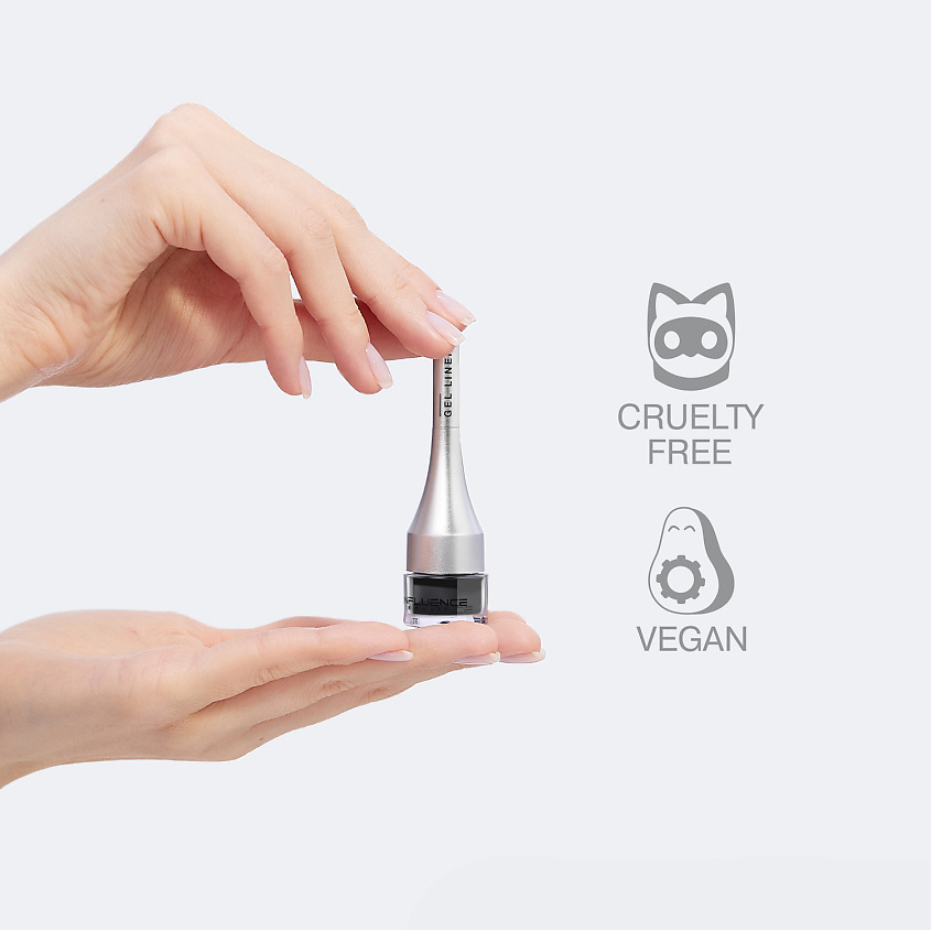 

INFLUENCE BEAUTY Подводка гелевая для глаз GRAVITATIONAL RADIUS с кисточкой, Подводка гелевая для глаз GRAVITATIONAL RADIUS с кисточкой