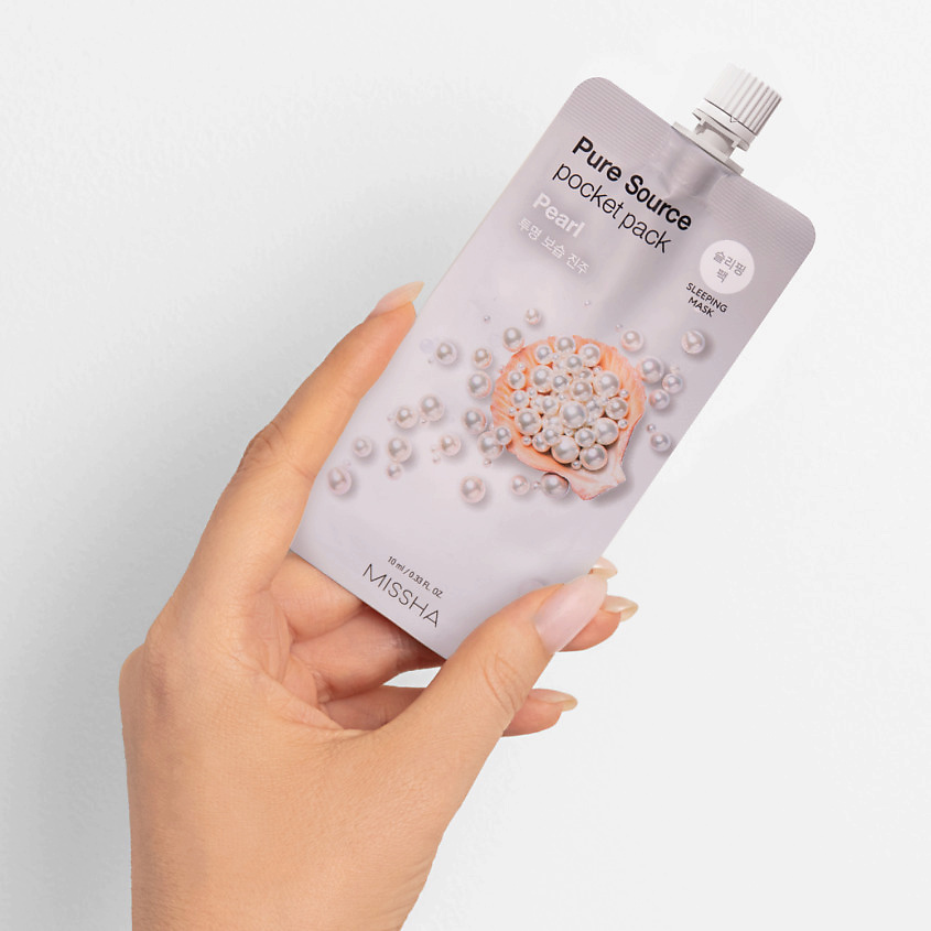 MISSHA Маска кремовая ночная Pure Source с экстрактом жемчуга – фото 6