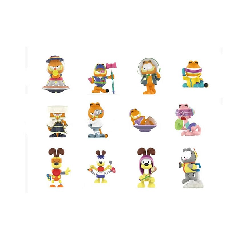 Изображение товара POP MART Фигурка Garfield Future Fantasy Collection Mystery Boxes, 2 рандомные игрушки