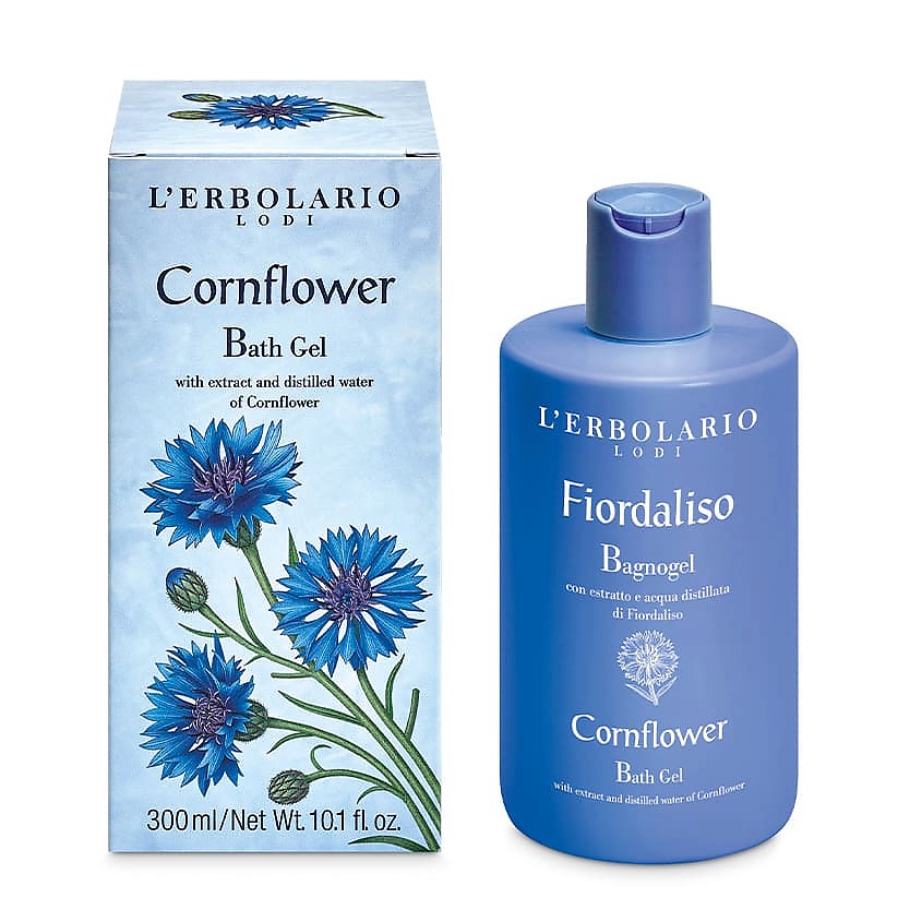 Изображение товара LERBOLARIO Гель для душа Cornflower Bath Gel, 300 мл