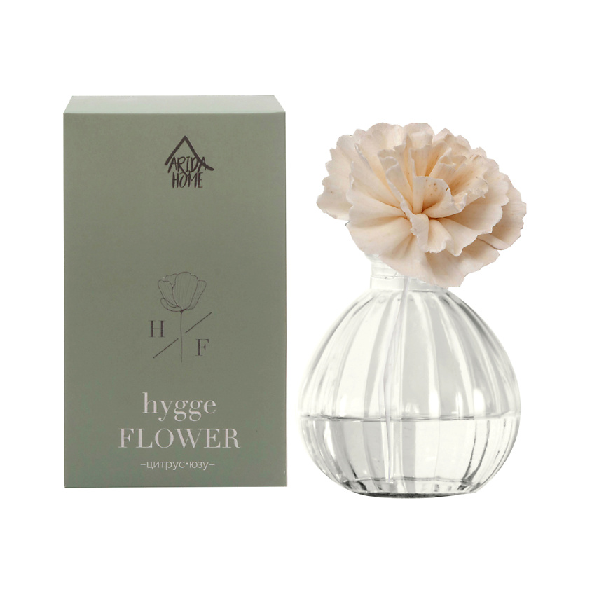 Изображение товара ARIDA HOME Аромадиффузор Hygge Flower Цитрус юзу 50 мл стресс и уют Изображение товара ARIDA HOME Аромадиффузор Hygge Flower Цитрус юзу 50 мл стресс и уют