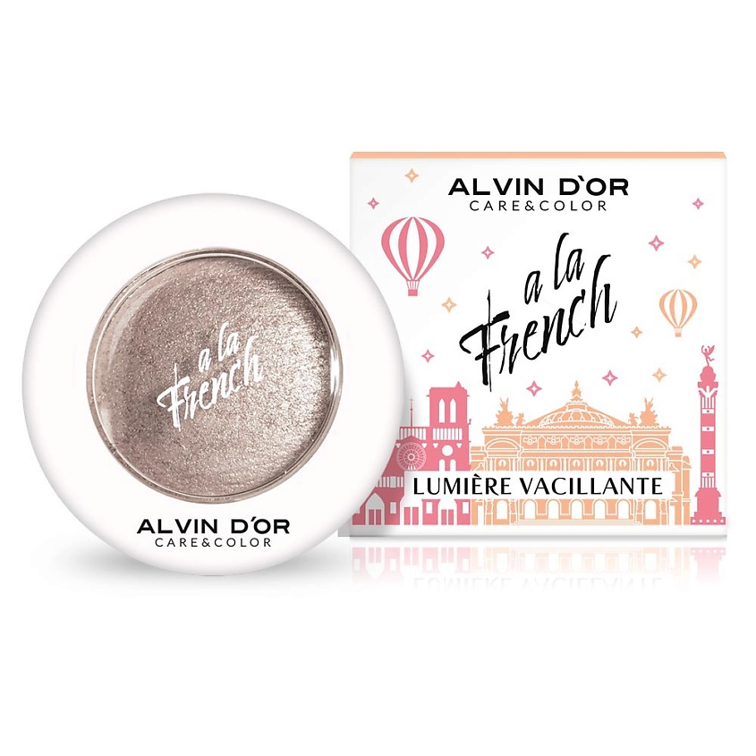Изображение товара ALVIN D’OR Запечённый хайлайтер LUMIÈRE VACILLANT A LA FRENCH, 01 Snowy