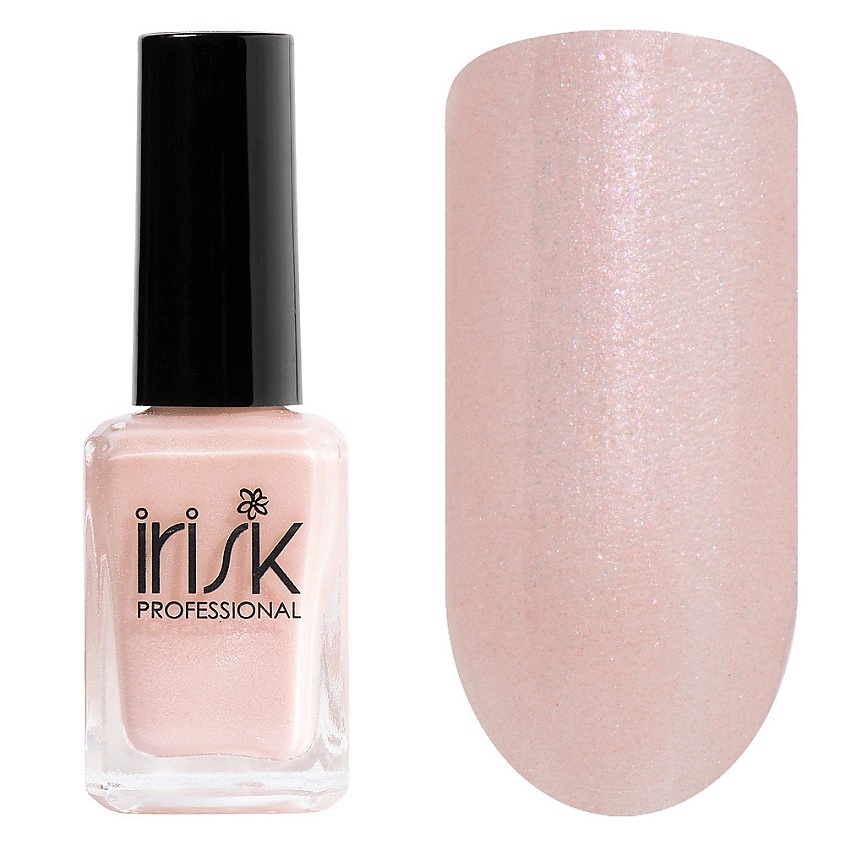 Изображение товара IRISK Лак для укрепления ногтей с протеином жемчуга бежево-розовый 12 мл
