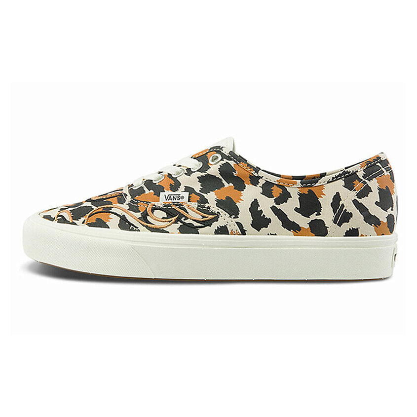 Изображение товара VANS Comfycush Authentic Leopard Black/Yellow - низкие скейтбординг кроссовки для мужчин