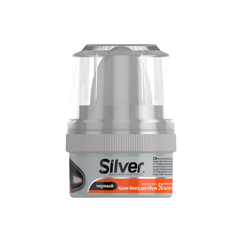Изображение товара SILVER Крем-блеск для обуви Чёрный, 50 мл