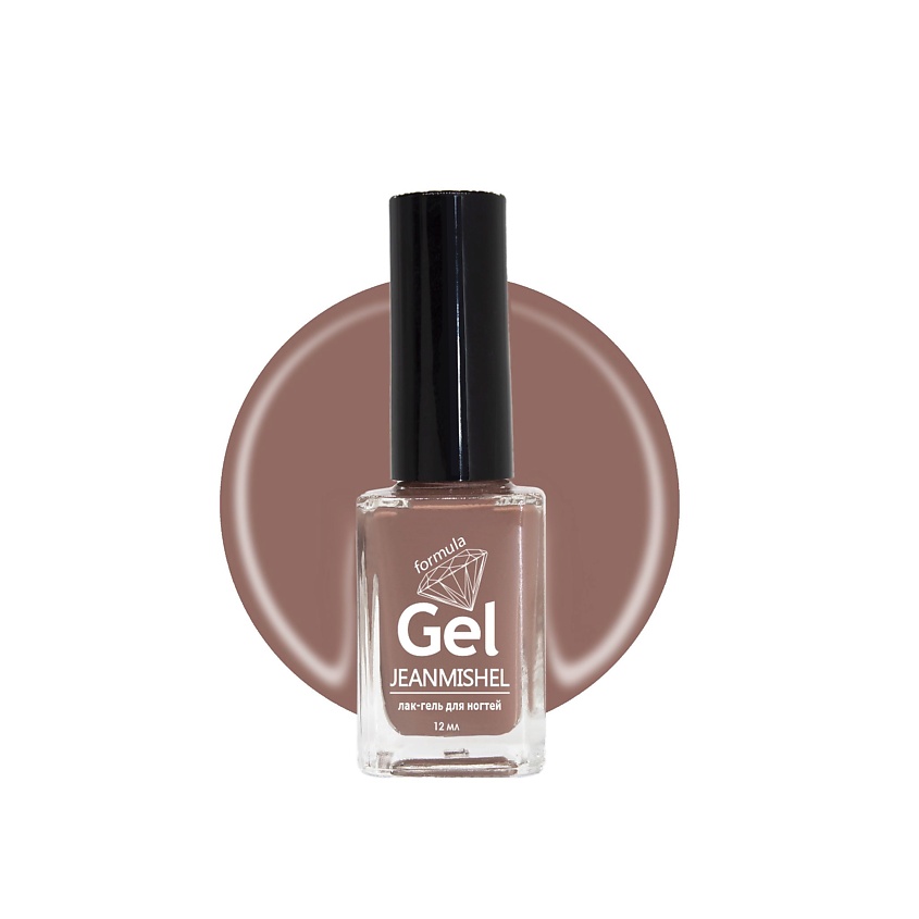 Изображение товара JEANMISHEL Лак для ногтей GEL effect, цвет: Коричневый