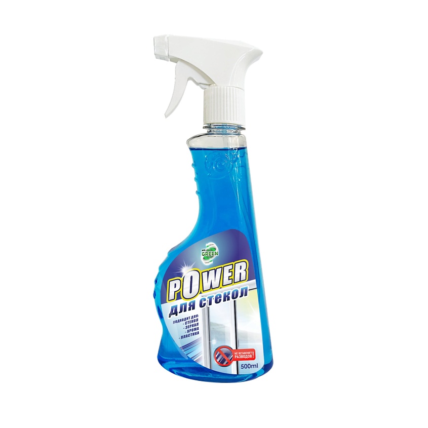 Изображение товара MR.GREEN Чистящее средство - спрей для мытья стекол и зеркал Power, 500 мл