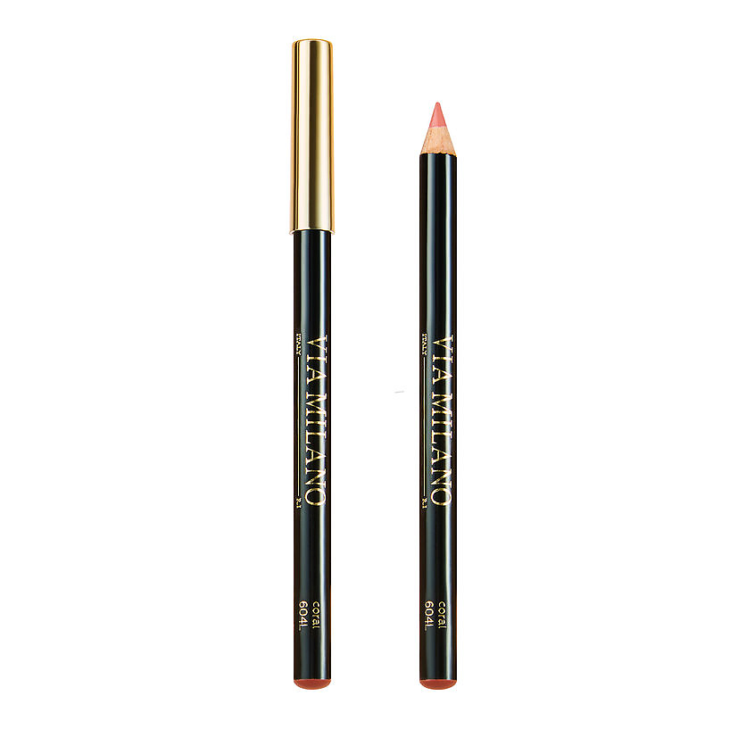 Изображение товара VIA MILANO Карандаш для губ интенсивный цвет High Definition & Intense Colour Lip Pencil, 604L Coral, 1,1 г