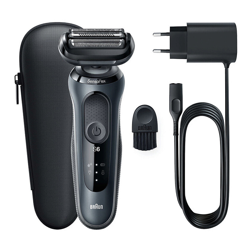 Изображение товара BRAUN Электробритва Series 6 61-N1000s, Серый, черный
