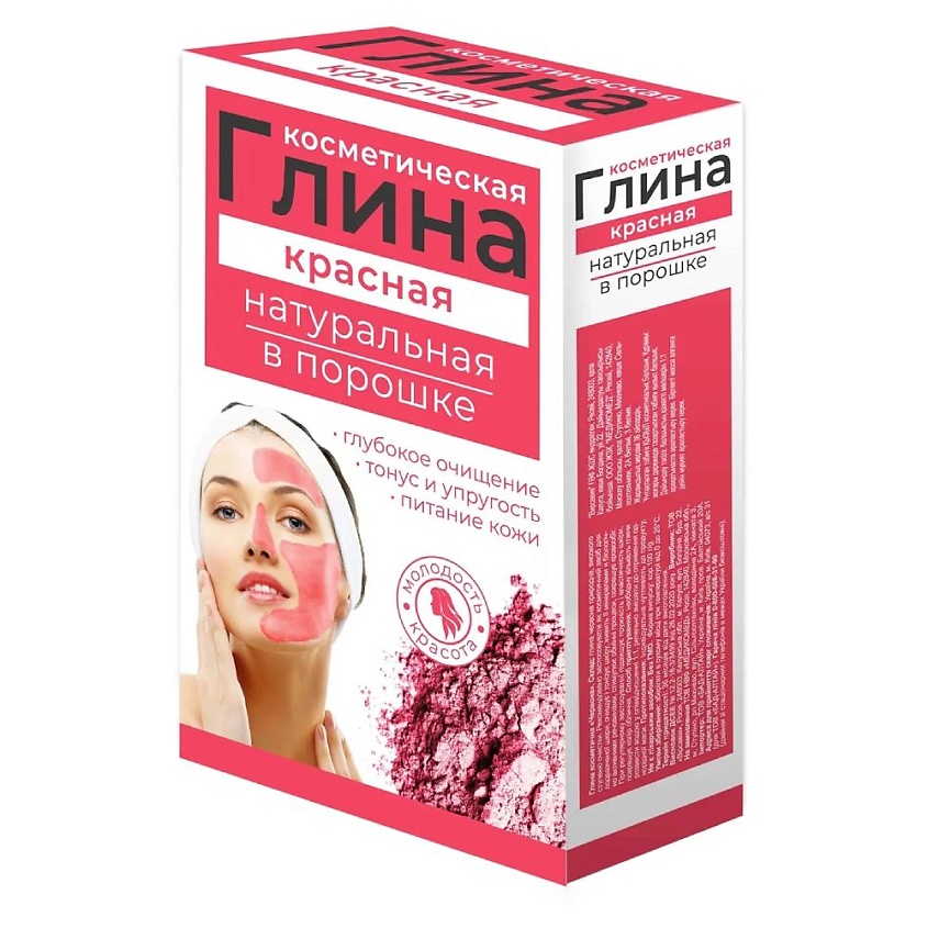 Изображение товара МЕДИКОМЕД Косметическая красная глина, 100 г