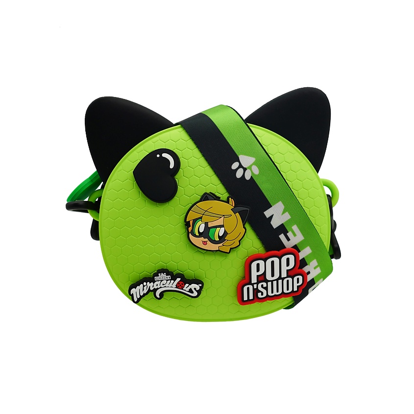 Изображение товара Милый силиконовый клатч Леди Баг и Супер-Кот с джиббитсами Для детей