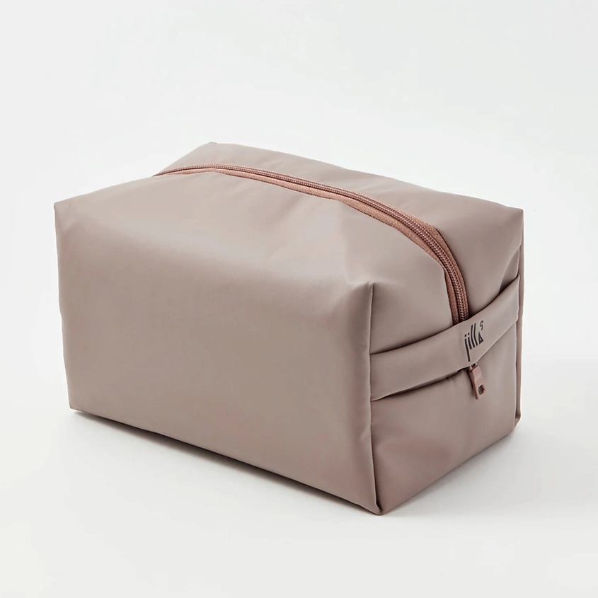 Изображение товара JILLAS Косметичка из искусственной кожи, L, цвет: серый