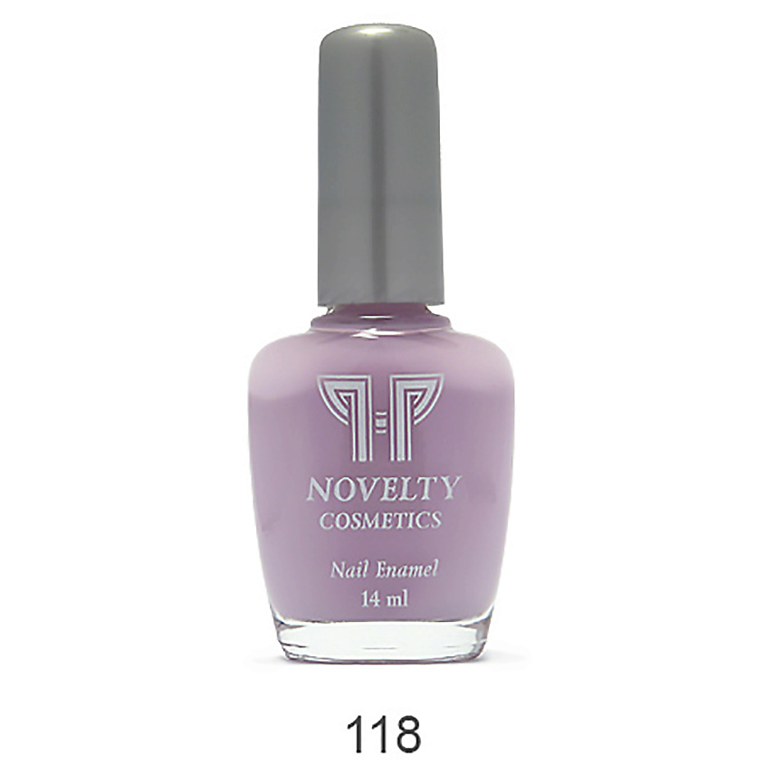 Изображение товара НОВЕЛТИ Лак для ногтей сиреневый тон 714 стойкий в 3 слоя 4-5 дней