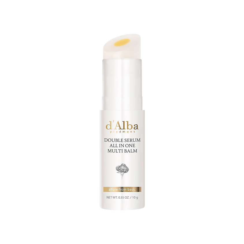 Изображение товара D`ALBA Стик-бальзам для лица Double Serum All In One Multi Balm, 10 г