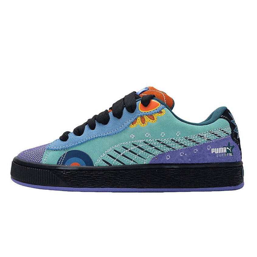 Изображение товара Кроссовки Puma Suede XL Dia De Los Muertos Pack Mint мужские размер EU 36 яркий дизайн