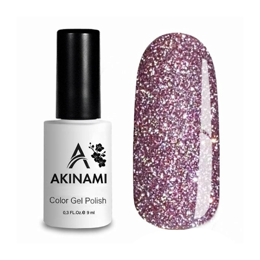 Изображение товара Светоотражающий гель-лак AKINAMI Solar 3 17 эффектных оттенков для яркого маникюра