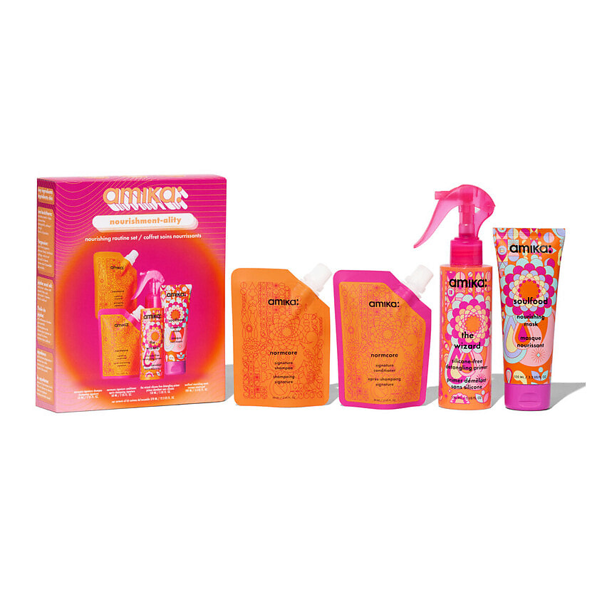 Изображение товара Набор ухода за волосами amika Nourishment-ality 4 шт Подарочный