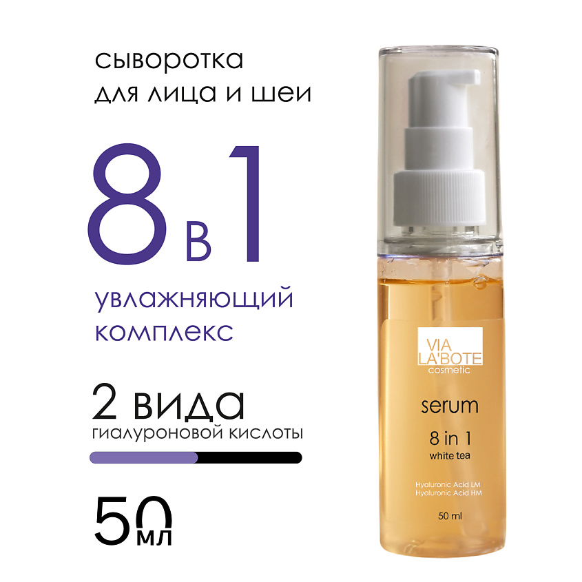 Изображение товара VIALABOTE Сыворотка для лица 8 в 1, 50