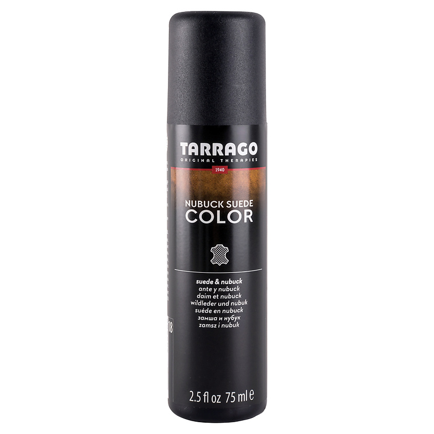 Изображение товара TARRAGO Темно-серая краска для обуви из замши NUBUCK COLOR, цвет: Серый, 75 мл