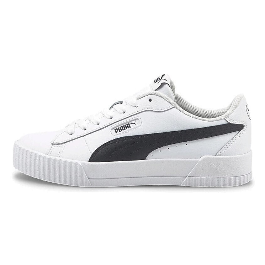 Изображение товара Кроссовки Puma Carina Crew White Black Womens, стильные женские обувь для повседневной носки