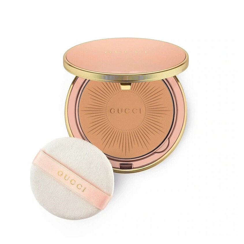 Изображение товара GUCCI Пудра для лица Beauty Matte, 7 - Olive - компактное решение для безупречного макияжа