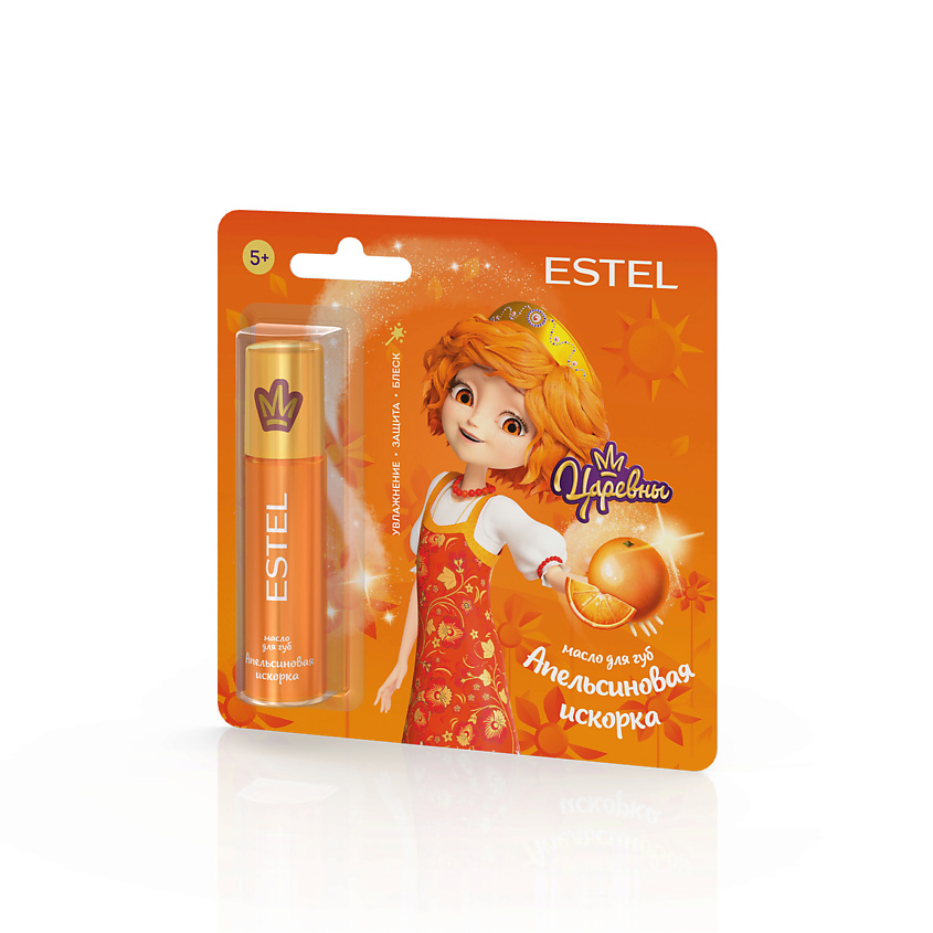 Изображение товара Масло для губ ЦАРЕВНЫ Апельсиновая искорка для детей 173 рублей
