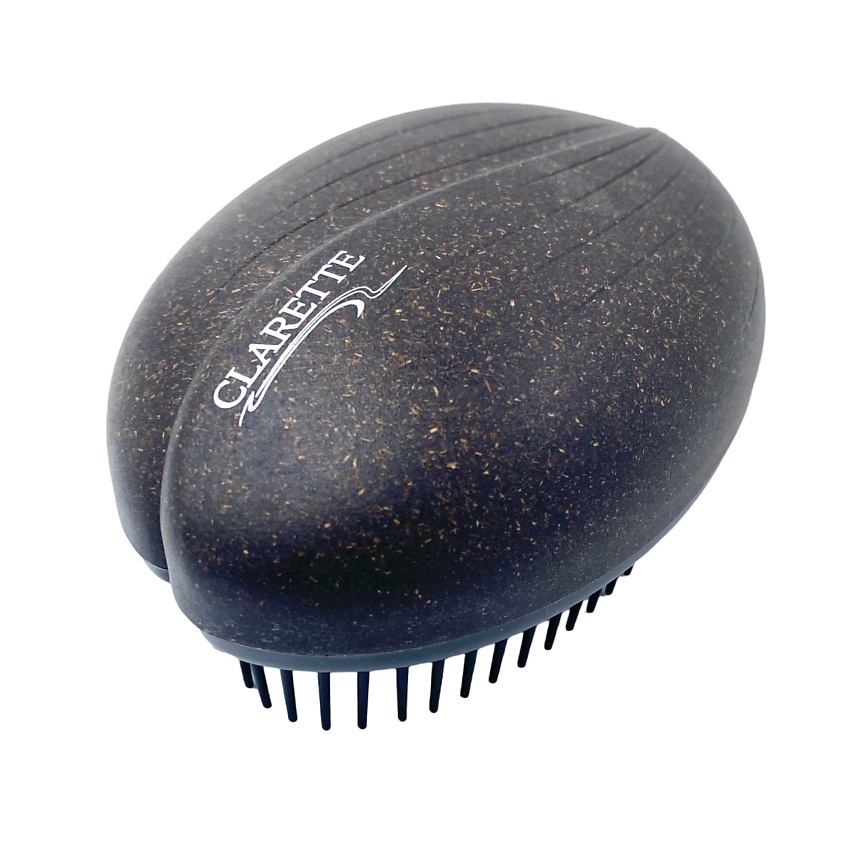 Изображение товара CLARETTE Расческа для волос из натурального молотого кофе компактная, 1 шт