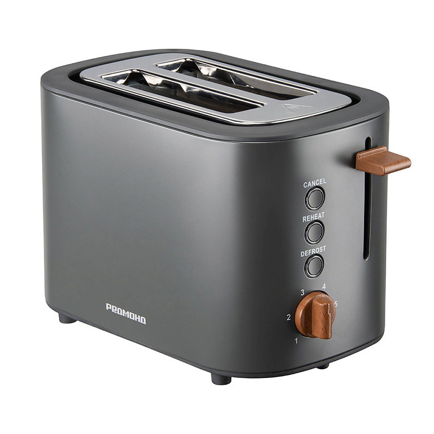 Изображение товара РЕДМОНД T907 Тостер мощностью 800 Вт серый с 6 режимами поджаривания