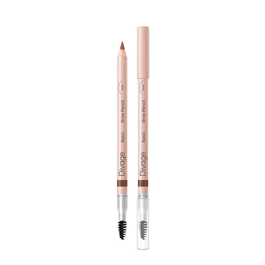 Изображение товара DIVAGE Карандаш для бровей Eyebrow Pencil Basic, светло-коричневый, 1,1 г