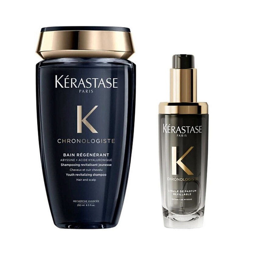 Изображение товара KERASTASE Набор Chronologiste: шампунь + сыворотка для волос, 250 мл + 75 мл