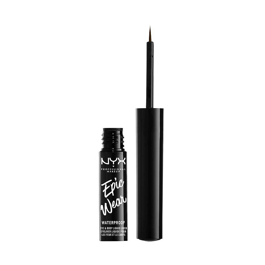 Изображение товара NYX PROFESSIONAL MAKEUP Жидкая водостойкая подводка для глаз Epic Wear Waterproof, Brown