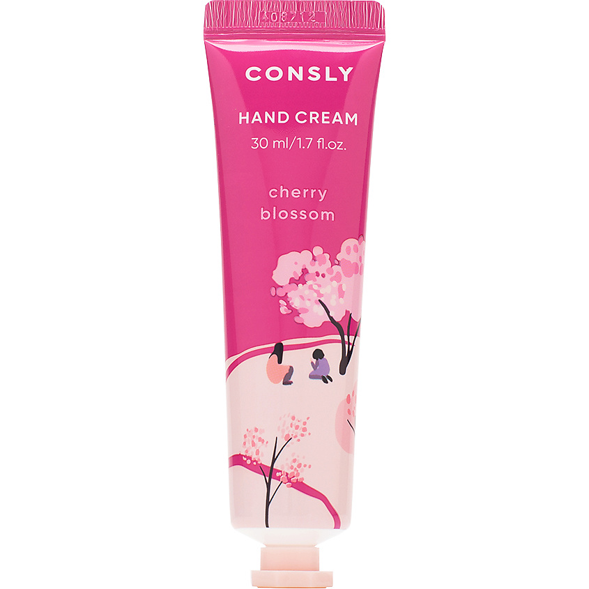 Изображение товара CONSLY Парфюмированный гиалуроновый крем для рук с экстрактом цветущей вишни Cherry Blossom Hand Cream, 30 мл