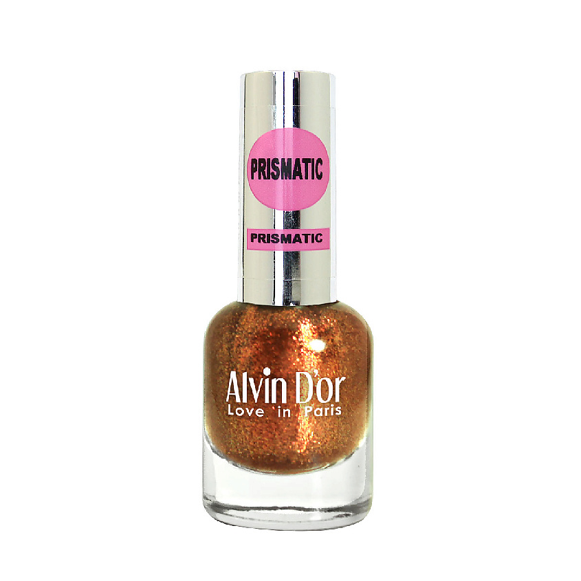 Изображение товара ALVIN D’OR Лак для ногтей PRISMATIC, 30 Медный шиммер