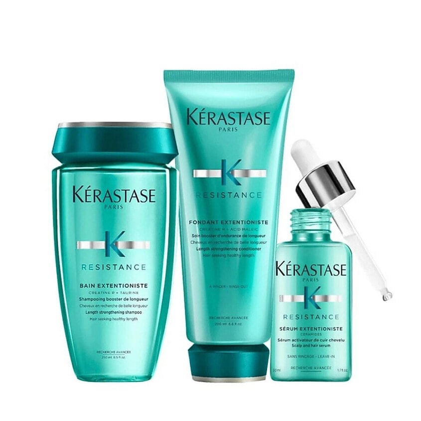 Изображение товара KERASTASE Набор средств для волос Resistance: шампунь+маска+сыворотка, 250 мл+200мл+50 мл