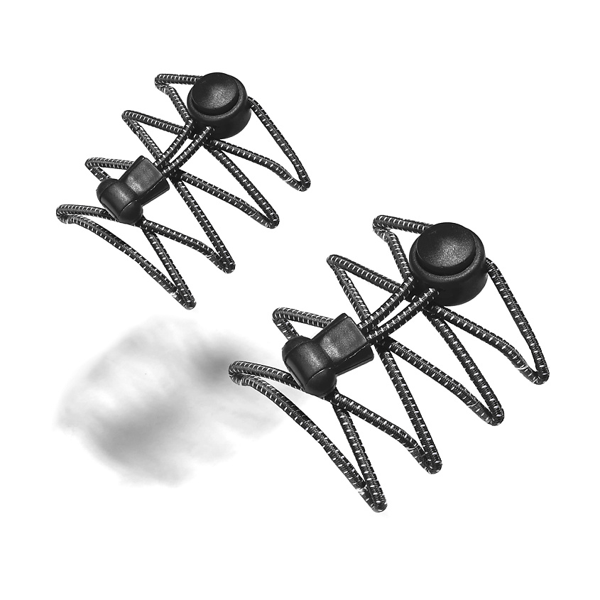 Изображение товара КРАСНАЯ ЖАРА Эластичные шнурки 100 см "Спортивный клуб", Темно-синий, белый