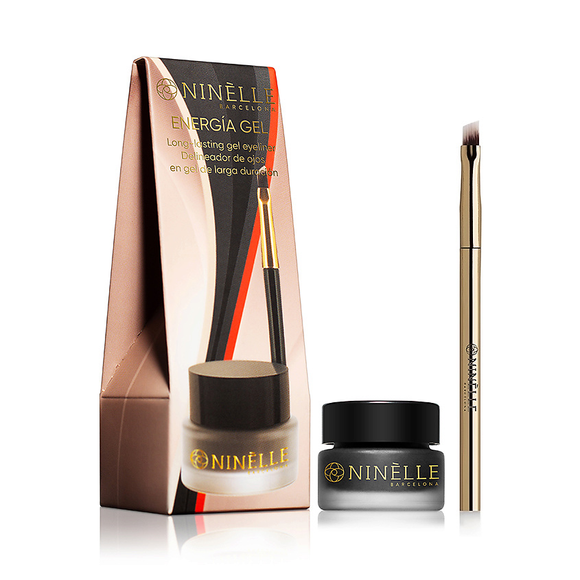 Изображение товара NINELLE Подводка для век гелевая устойчивая Energia Gel, № 411 Черный, 3 г