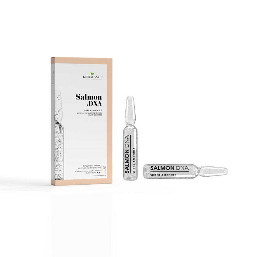 Изображение товара BIOBALANCE Ампулы для лица с DNA-гелем из икры лосося 3%
