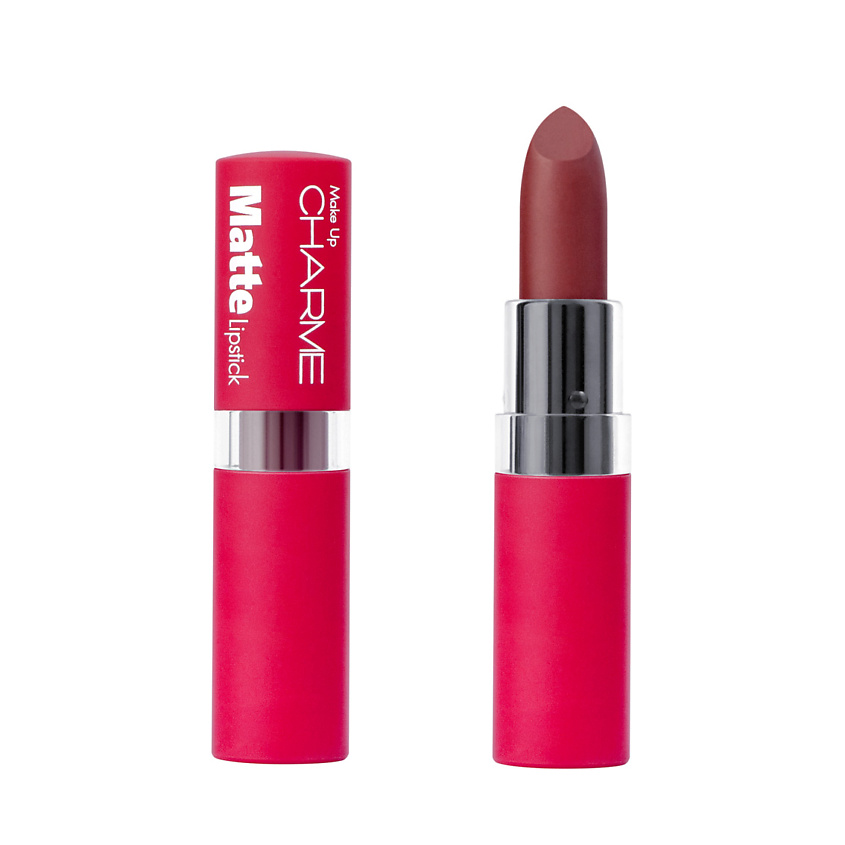 Изображение товара Губная помада CHARME Matte 15 тёмно-рыжий стойкая матовая текстура