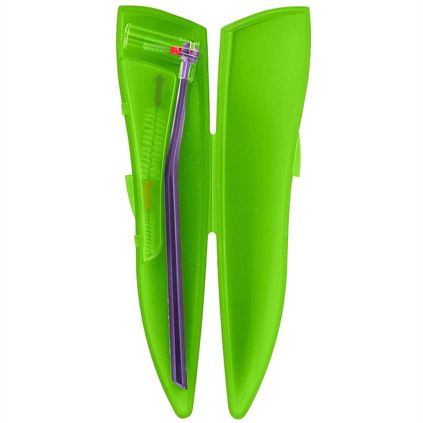 Изображение товара Ортодонтический набор для ухода за полостью рта с держателем UHS 470 и 3 ершиками