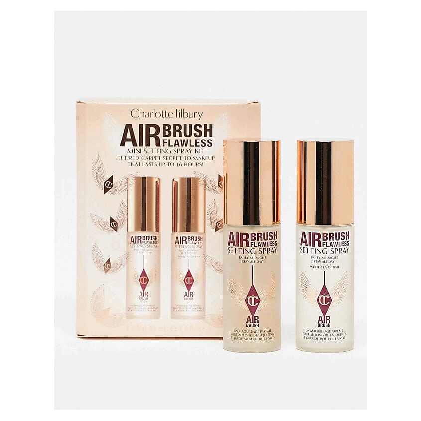 Изображение товара CHARLOTTE TILBURY Набор для фиксации макияжа Airbrush Flawless Mini-Setting Spray, Белый
