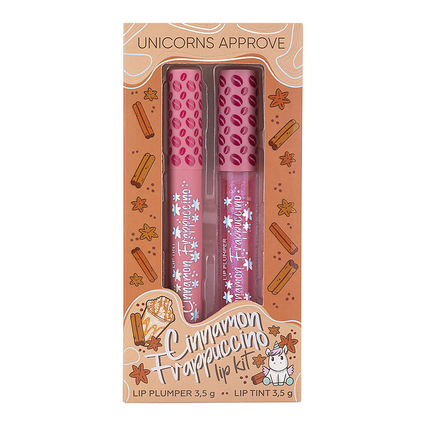Изображение товара UNICORNS APPROVE Набор LIP KIT Cinnamon Frappuccino, 3,5 г + 3,5 г