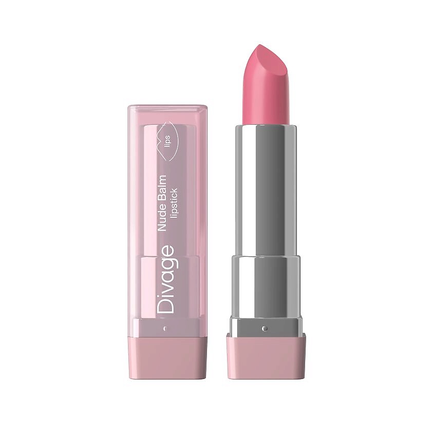 Изображение товара DIVAGE Губная помада Lipstick Nude Balm, № 01, naive pink, 4 мл