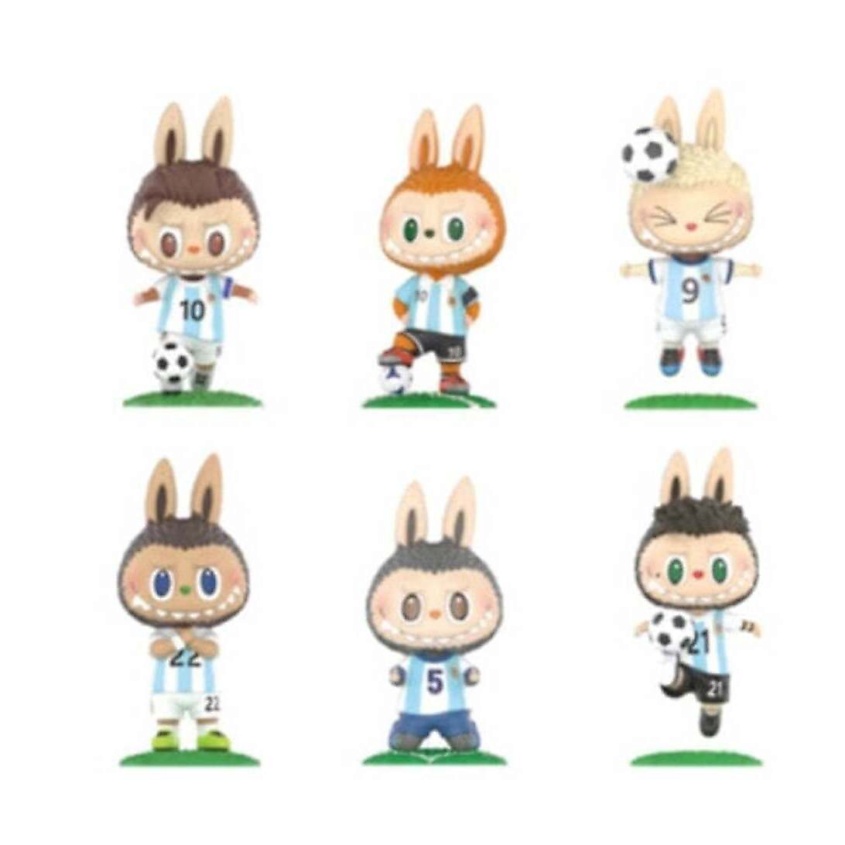 Изображение товара POP MART Игрушка-сюрприз Labubu Argentina National Team коллекция с 2 фигурками
