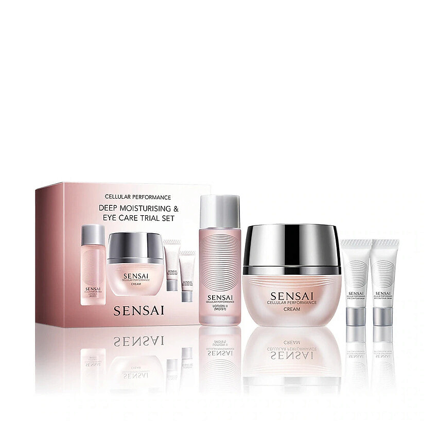 Изображение товара SENSAI Набор для лица и глаз Deep Moisturising & Eye Care Trial Set, 20 мл + 15 мл + 2 × 2 мл