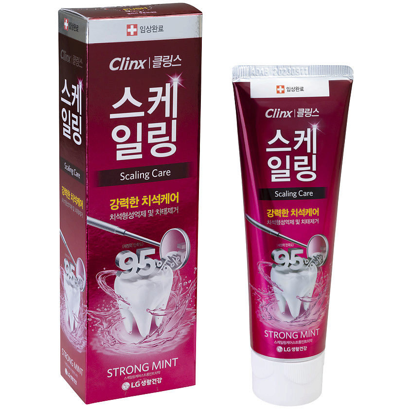 Изображение товара PERIOE Зубная паста против образования зубного камня Clinx Strong mint, 100 г