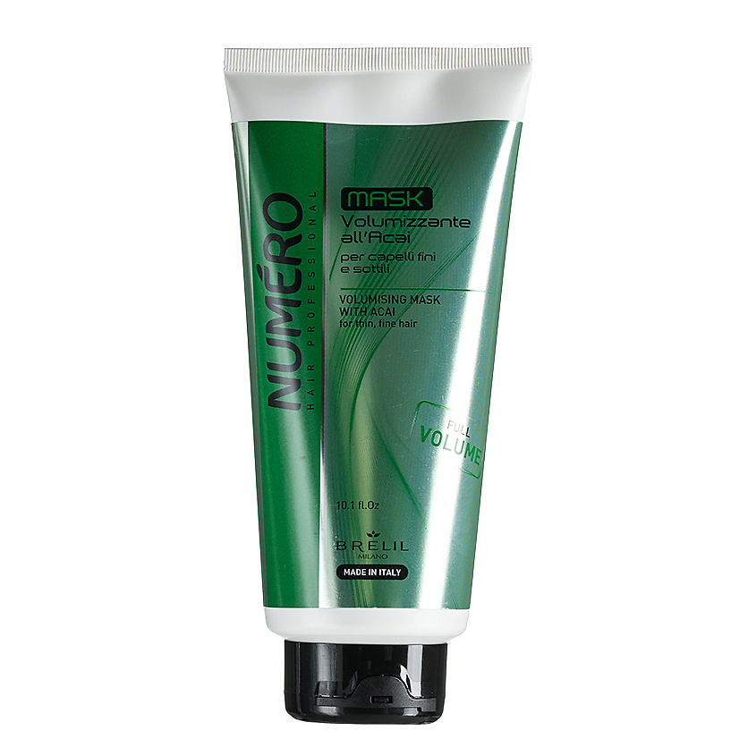 Изображение товара Маска для волос BRELIL PROFESSIONAL с экстрактом ягод асаи 300 мл - придание объема и питание тонки